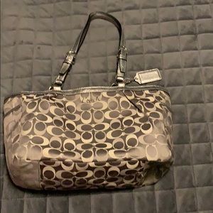 Gray Coach Purse